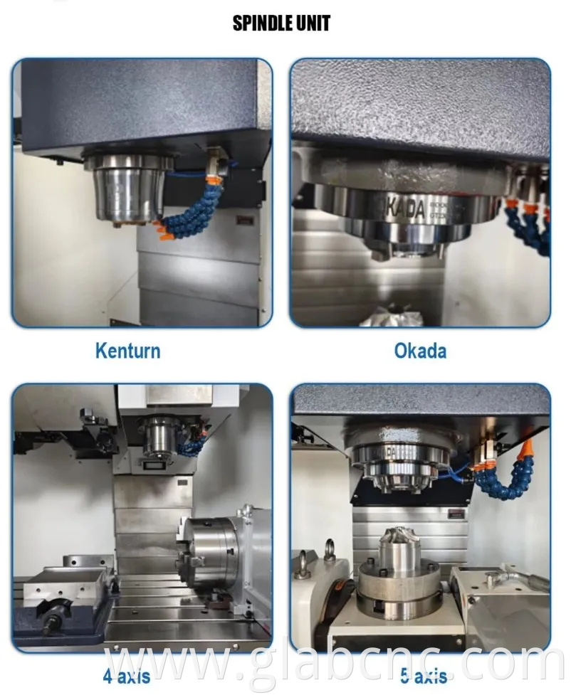 Vmc650 Vmc850 Vmc855 CNC Vertical Machining Center Small Horizontal Mini Used CNC Milling Machine Vmc